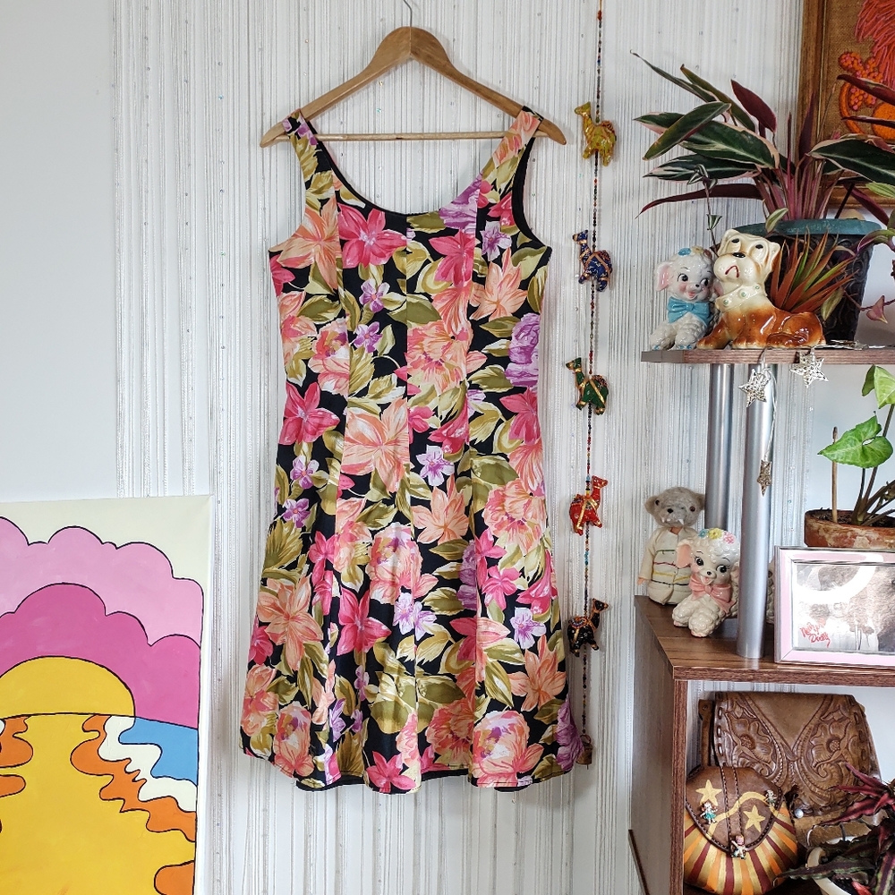 Host Pick⚡Vintage 90s Floral Dress
